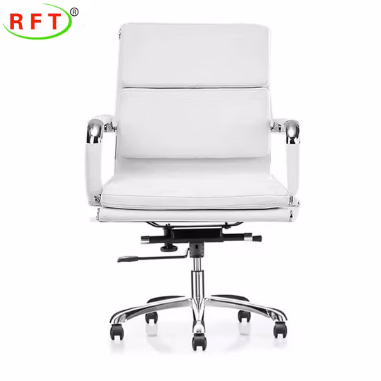 Silla de oficina ergonómica ergonómica de cuero con respaldo alto de lujo Boss Manager Computer Executive